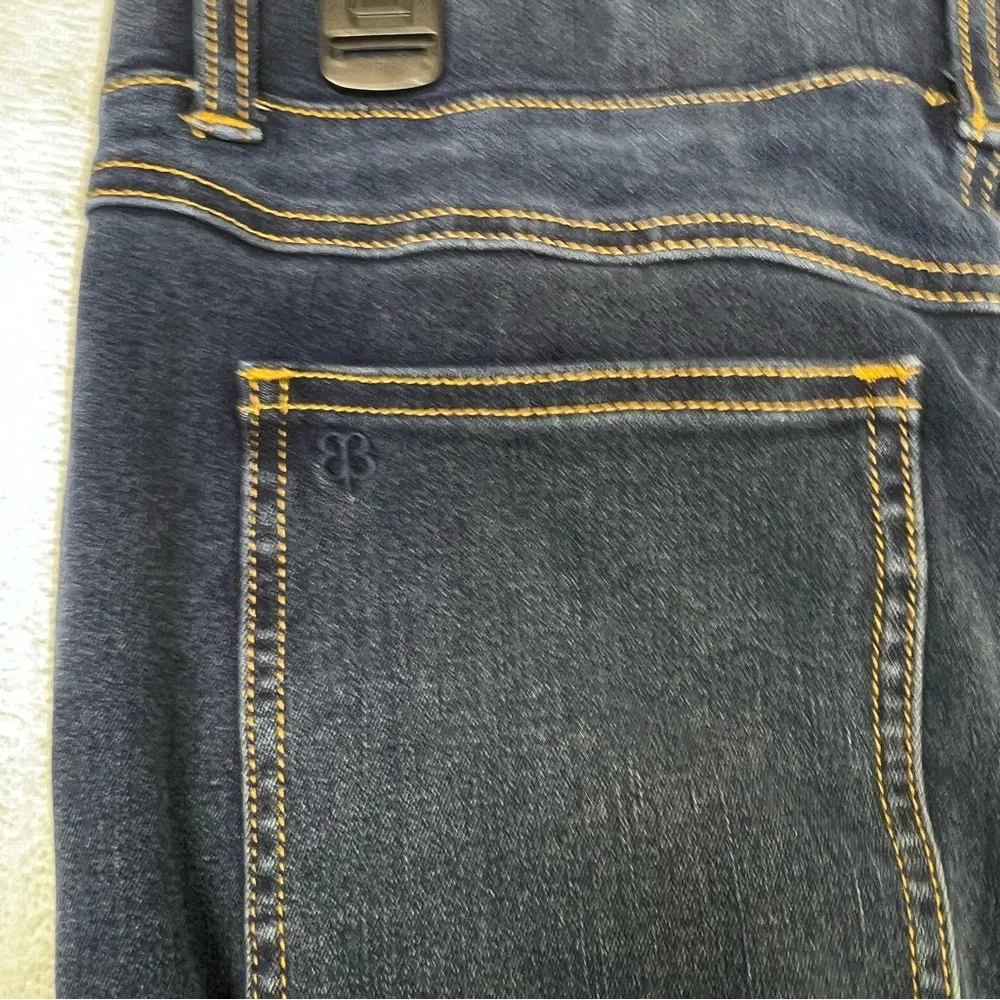 Betabrand Dark Wash Tapered Pull On Jeans Sz Large